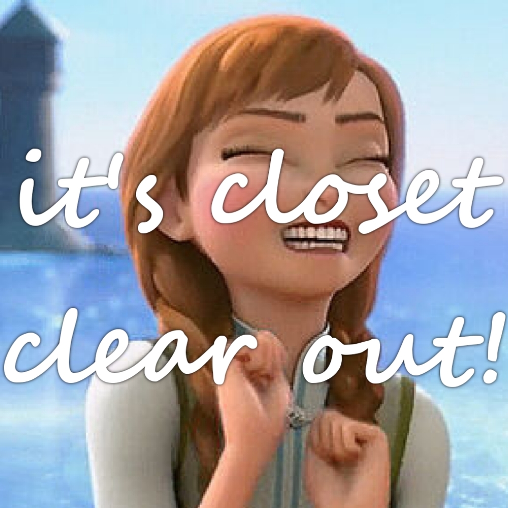 Closet clear out means more💲savings💲